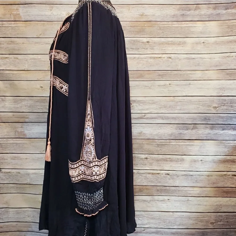 Free People Wind Willow Embroidered Tunic